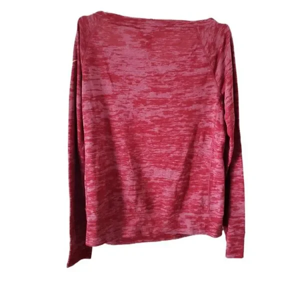 Nike Trojans SC Burgundy Sideline Velocity Athletic Long Sleeve Shirt - Picture 3 of 4